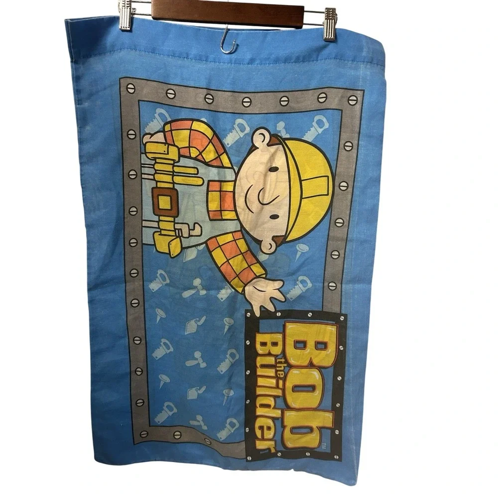 Bob The Builder Vintage 2001 Pillow‎ Case 2 Images